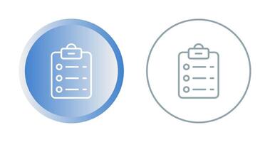 List Check Vector Icon