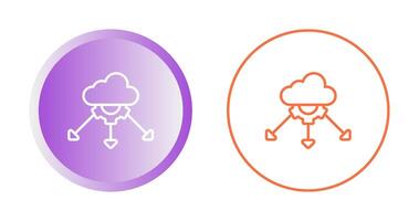 Network Load Balancing Vector Icon