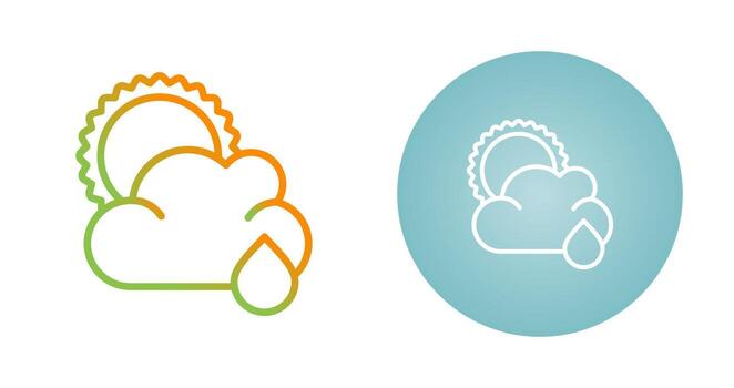 icono de vector de nube