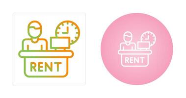 Rental Service Vector Icon