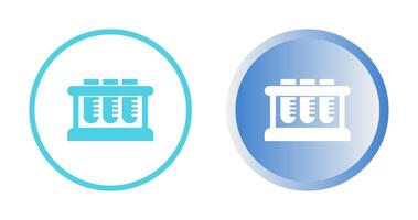 Test Tube Rack Vector Icon