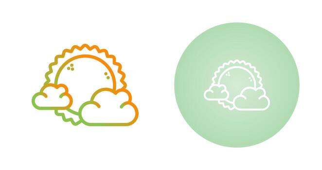 icono de vector de nube