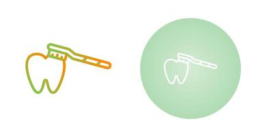 Brushing Teeth Vector Icon