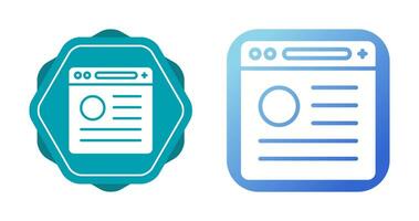 Browser Vector Icon