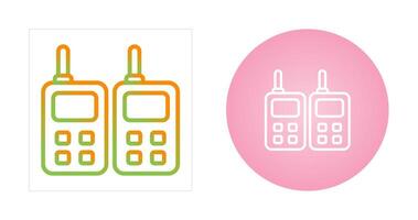 Two way Radio Vector Icon