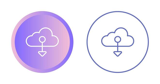 Cloud Native Vector Icon