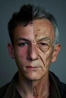 AI generated The Beauty of Aging Created With Generative AI Technology photo