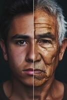 AI generated The Beauty of Aging Created With Generative AI Technology photo