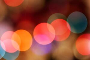 A Colorful bokeh photo