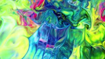 Abstract Colorful Color Ink Liquid Explode Diffusion Pshychedelic Paint Blast Movement. video