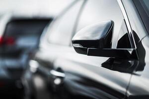 Folded Modern Automatic Outside Car Mirror photo