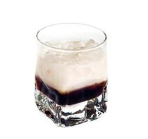 White Russian  on white photo