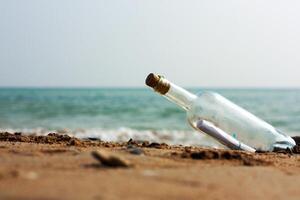 Message in a bottle photo