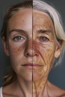 AI generated The Beauty of Aging Created With Generative AI Technology photo