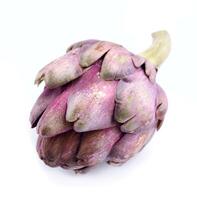 Fresh artichokes isolated . photo