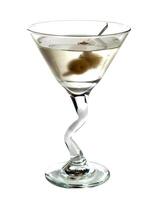 martini seco en blanco foto