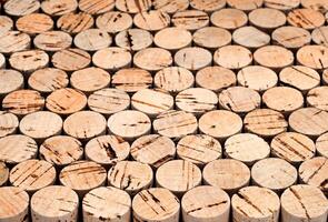 Wine cork background photo