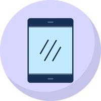 Smartphone Flat Bubble Icon vector