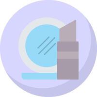 Makeup Flat Bubble Icon vector