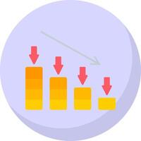 Crash Flat Bubble Icon vector