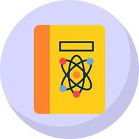 Science Book Flat Bubble Icon vector