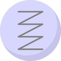 Spring Flat Bubble Icon vector