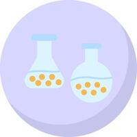 Experiment Flat Bubble Icon vector