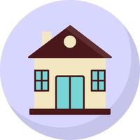 House Flat Bubble Icon vector