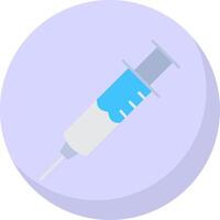 Injection Flat Bubble Icon vector