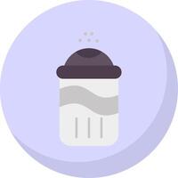 Salt Flat Bubble Icon vector