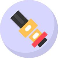 Belt Flat Bubble Icon vector