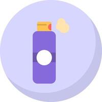 Shaving Cream Flat Bubble Icon vector