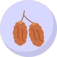 Dates Flat Bubble Icon vector