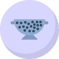 Sieve Flat Bubble Icon vector