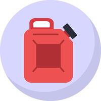 Canister Flat Bubble Icon vector