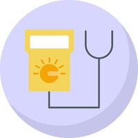 Tester Flat Bubble Icon vector