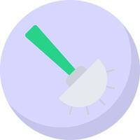 Toilet Brush Flat Bubble Icon vector