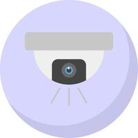 Monitoring Flat Bubble Icon vector