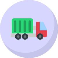 Container Flat Bubble Icon vector