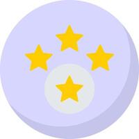 Rating Flat Bubble Icon vector