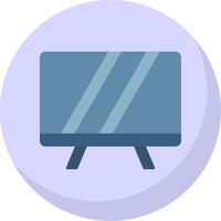 Television Flat Bubble Icon vector