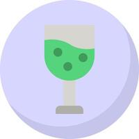 Chalice Flat Bubble Icon vector