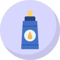 Lubricant Flat Bubble Icon vector