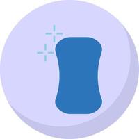 Soap Flat Bubble Icon vector