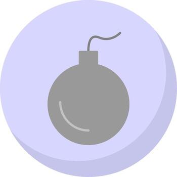 Bomp Flat Bubble Icon vector