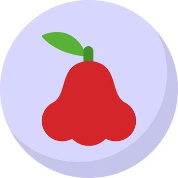 Java Apple Flat Bubble Icon vector