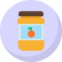 Jam Flat Bubble Icon vector