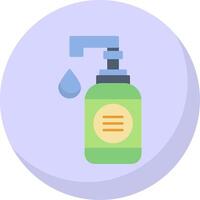 Hand Soap Flat Bubble Icon vector