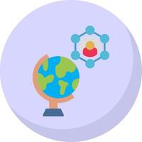 Social Science Flat Bubble Icon vector