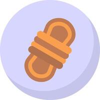 Rope Flat Bubble Icon vector